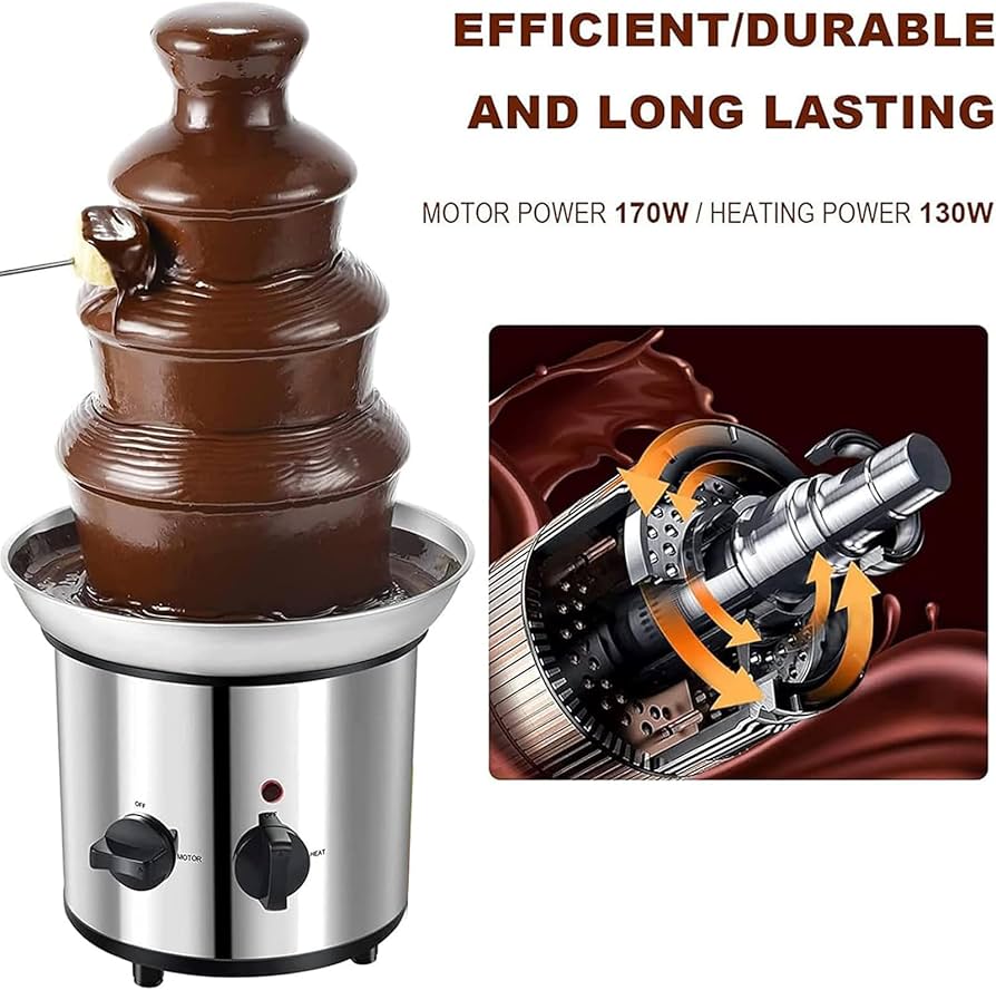 Amazon.com: Chocolate Melting Machine, 4 Tier Mini Chocolate